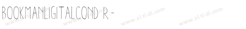 BookmanLigItalCond R字体转换